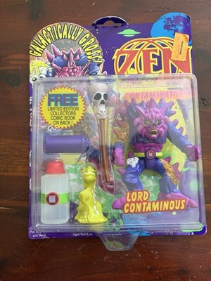 Zen Intergalactic Ninja Lord Contaminous Sealed Action Figure JusToys 1991 Cb33