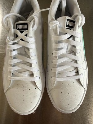 PUMA Cali Star Iridescent White Platform Sneakers Women's Size 8.5