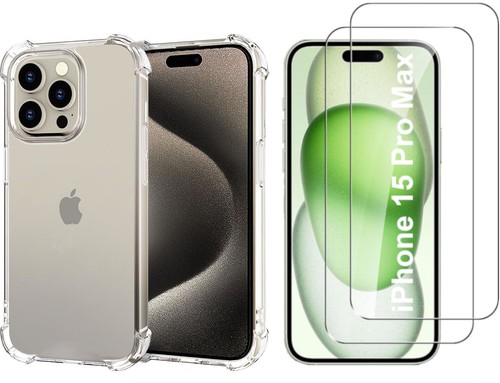 Coque Silicone Transparente Little Boutik Pour IPhone 12 / 12 Pro – Coins Renforcés + 2
