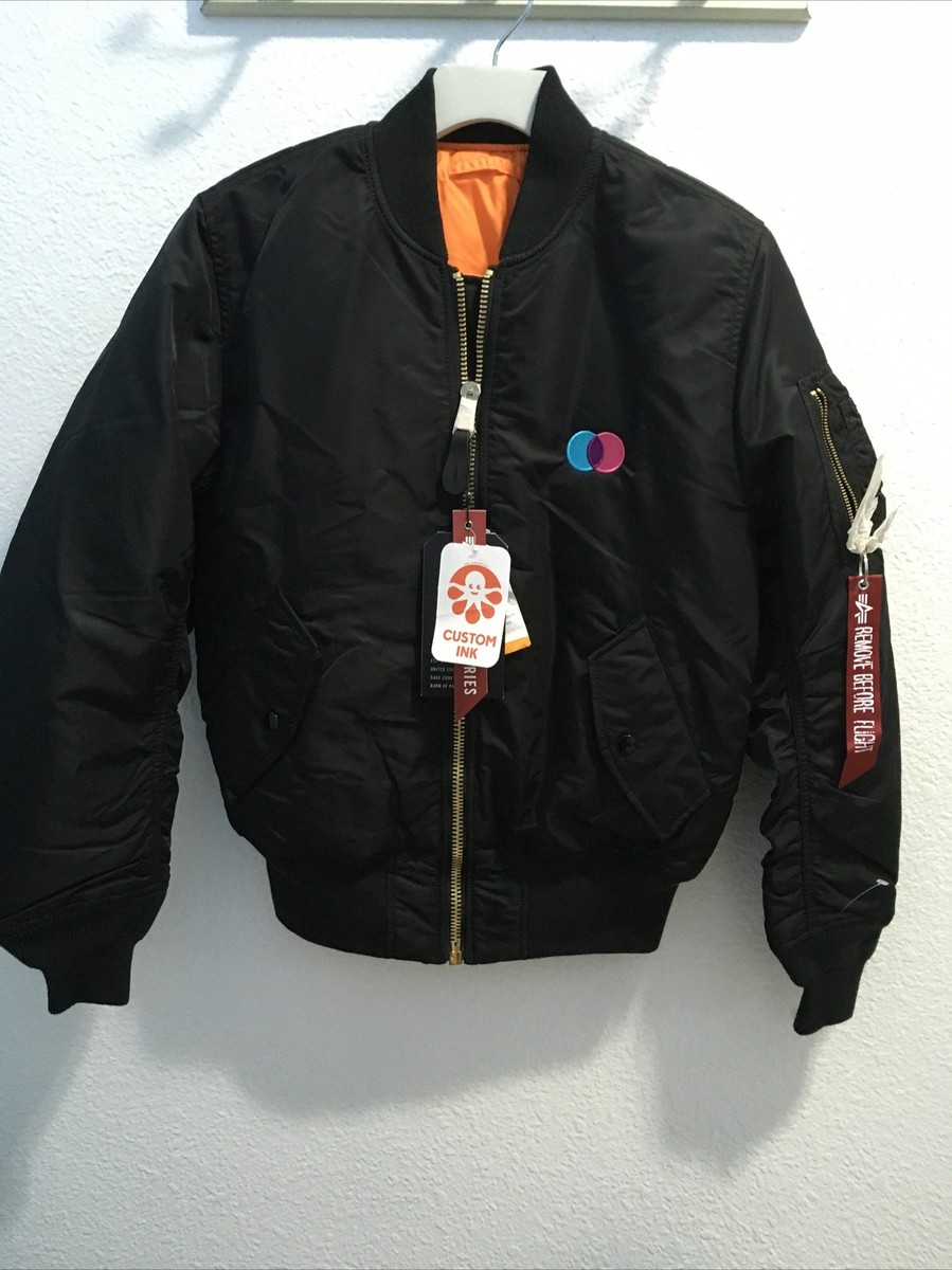 USA製 MA-1 ALPHA INDUSTRIES, INC. BLACK L Alpha Industries MA-1 Mixed Cotton Jacket Black | Culture Kings US