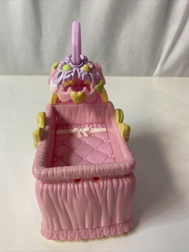 FISHER PRICE Loving Family Dollhouse BABY GIRL PINK BASSINET CRIB Mobile 2007 - Picture 2 of 5