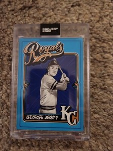 Topps Project 2020 Card 43 1975 George Brett by Mister Cartoon PR 2360 KC Royals