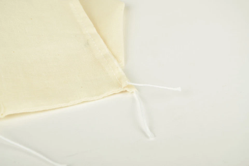 100pcs Cotton Muslin Drawstring Bath Bag Soap Herbs Tea Bags 3x4"4x6"8x10"12x16" - Image 4 of 4