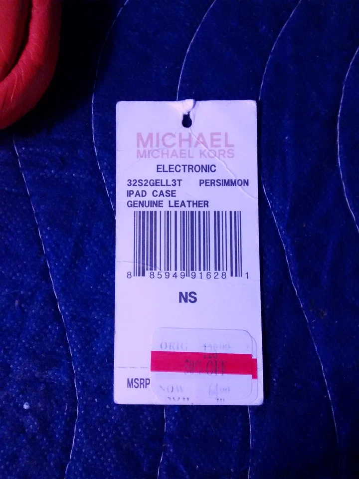 Funda para iPad Michael Kors Caqui Cuero Genuino 32S2GELL3T Foto 2 de 4