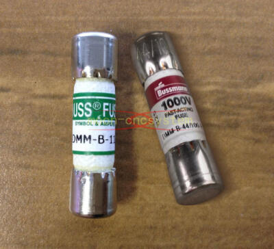 BUSSMANN DMM-B-44/100-R+DMM-B-11A 44mA 1000VAC/DC BUSS FUSE FOR MULTIMETER