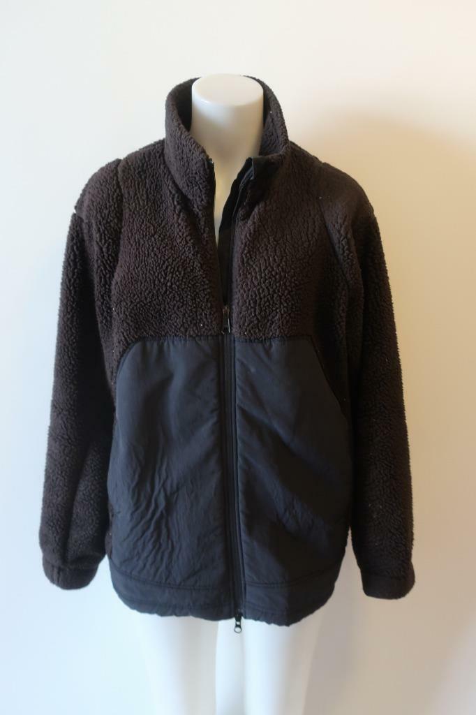 WOMENS THEORY BLACK FLEECE ZIP JACKET L * | eBay