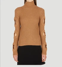NWT J. W. Anderson Cutout Sleeve Turtleneck Sweater S