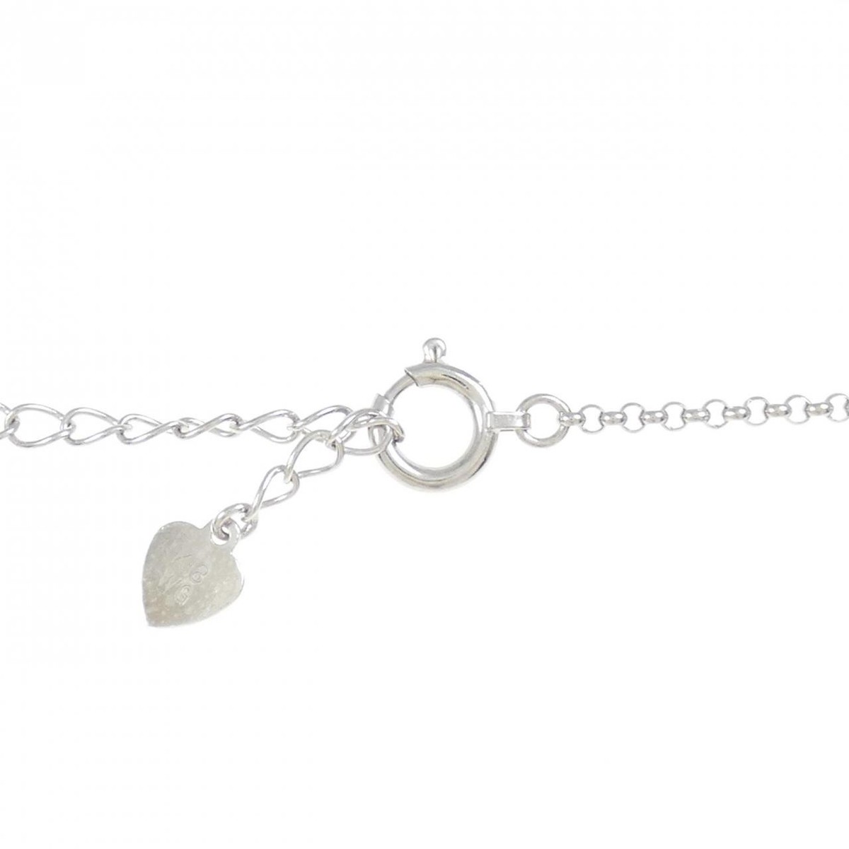 Authentic K18WG Heart x Cross Bracelet #260-007-108-5715 | eBay 