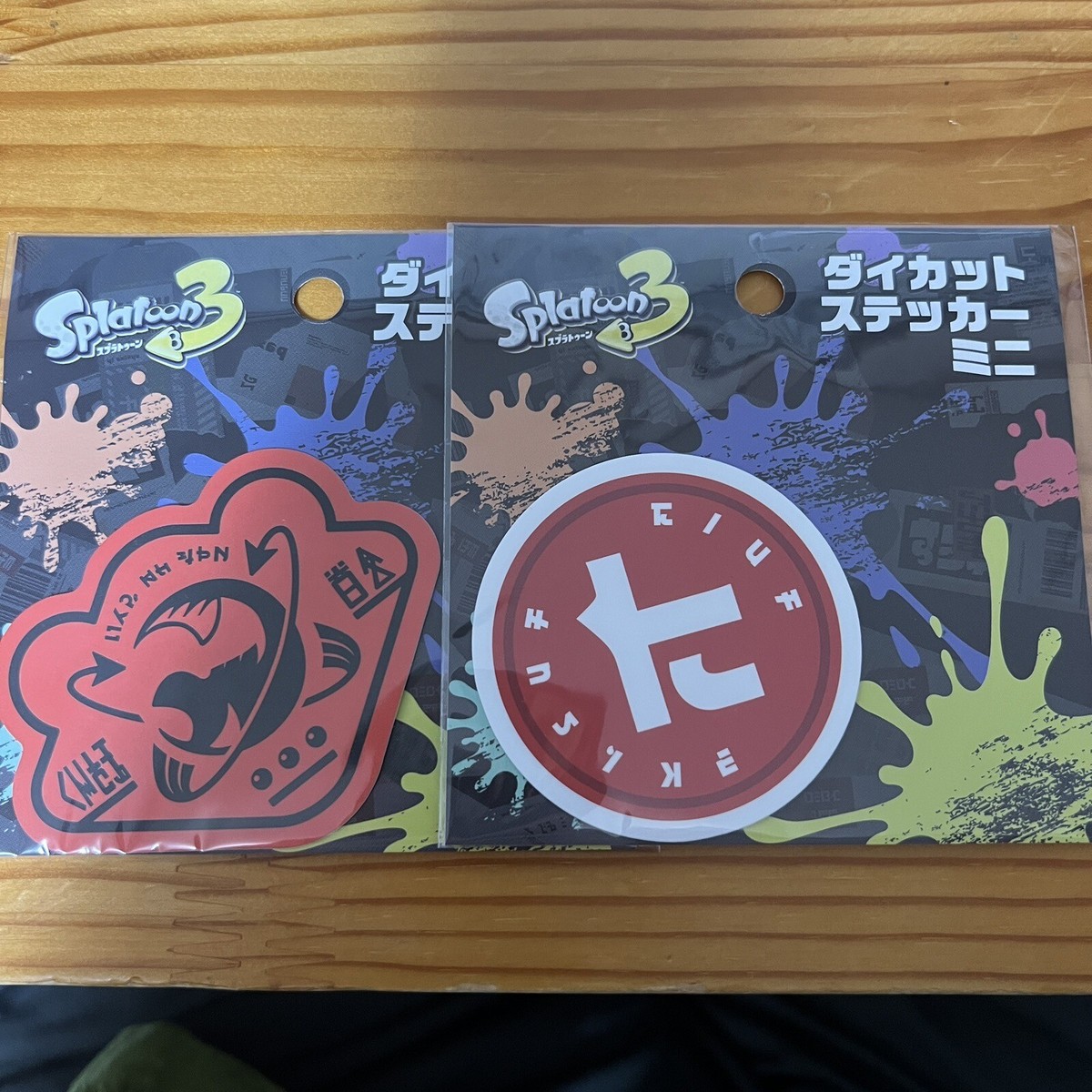 Splatoon 3 Die-cut Sticker Mini Set Of 2 Grizzco Industries