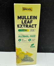 4oz Mullein Leaf Organic/Vegan/alcohol Free/Non GMO Cleanse Lung Support Drops