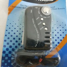 Mini FM Radio Includes Earphones Belt Clip