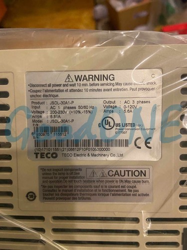 1PC NEW TECO JSDL-30A1-P Servo Drive#HL# - Picture 3 of 4