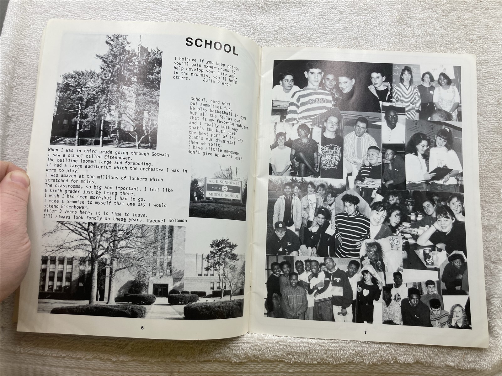 1992 Eisenhower Middle School Annual Yearbook Norristown PA High 1996