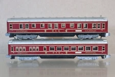 ROKAL TT GAUGE RAKE of 2 DR DSG SPEISEWAGEN & SCHLAFWAGEN COACH od