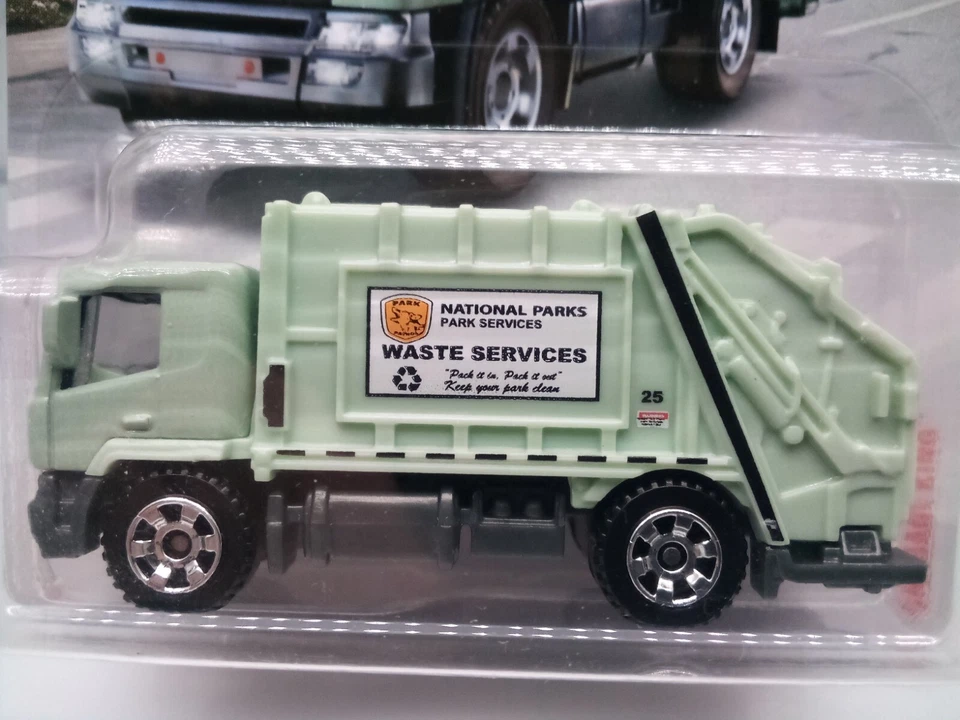 Matchbox Superfast / MB 742 - Garbage King - National Parks - Model Truck x1 - Image 2 of 4