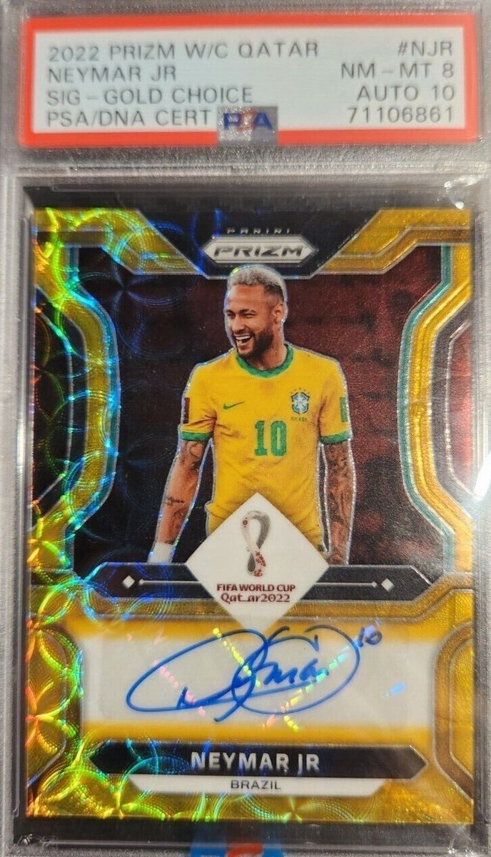 Auto 直筆サイン PANINI Panini ネイマール Donruss soccer ブラジル