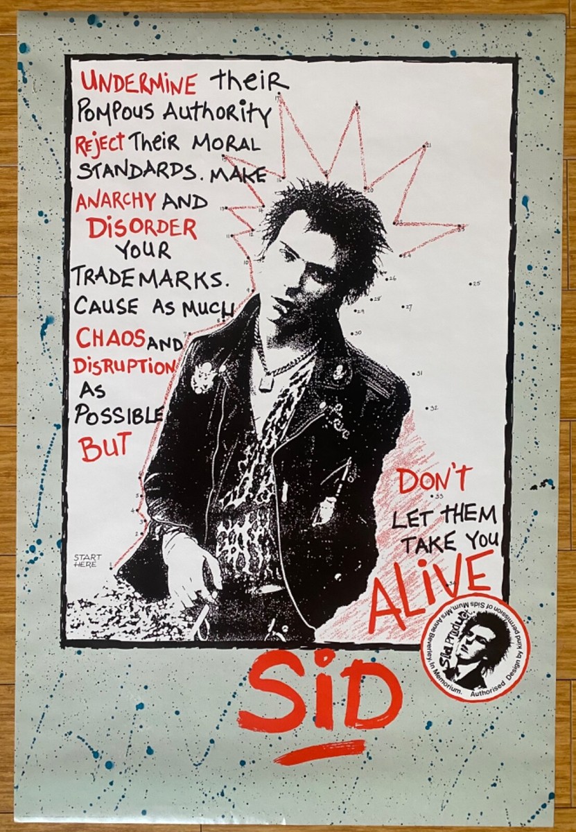 SEX PISTOLS セックスピストルズ　シルクスクリーン ポスター COOP Yahoo!オークション - ポスター セックス・ピストルズ（Sex
