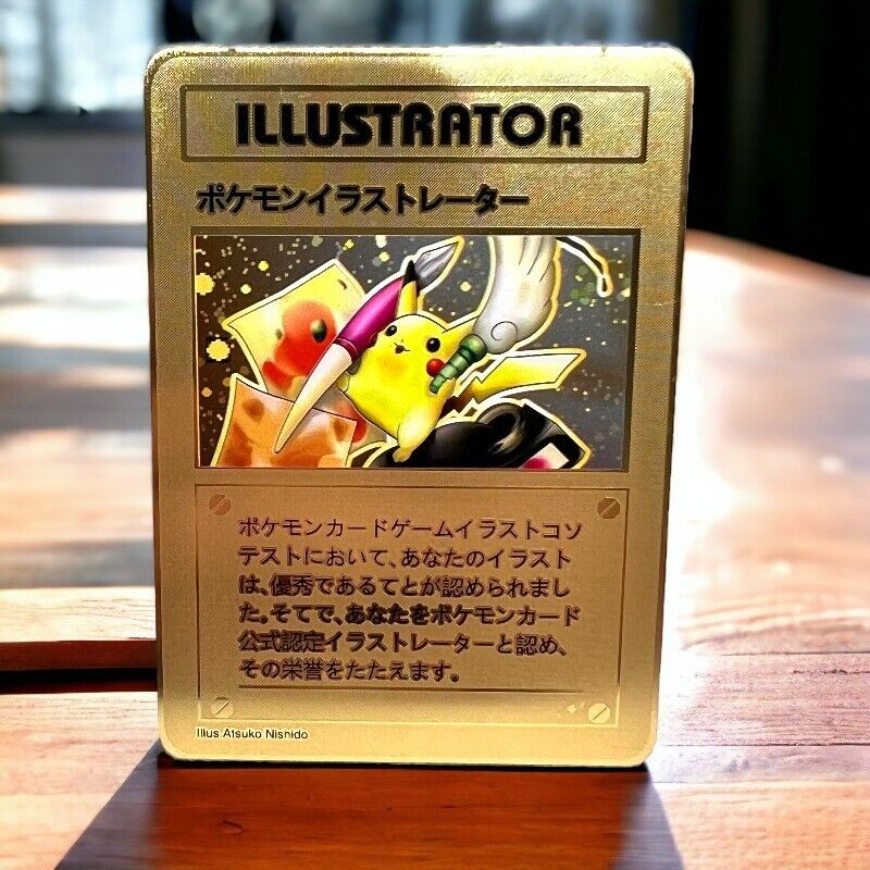 Pikachu Illustrator Pokémon Card Collectible/Gift/Display