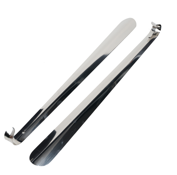   シューホーン Professional Stainless Steel Long Handle Shoe Horn Lifter Flexible