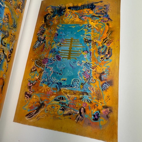 Signed: Desy Safan-Gerard: as in the Flesh, Paintings-Monoprints Abstract - Picture 10 of 19