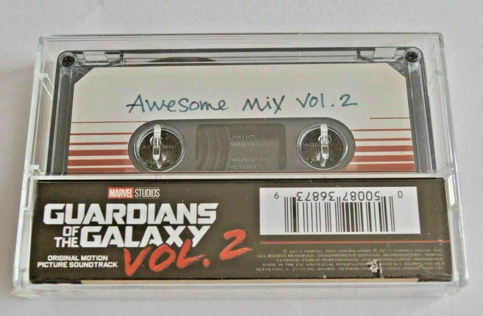 Guardians Of The Galaxy Awesome Mix Vol 2  NEW Sealed Cassette Tape !  - Image 3 of 3