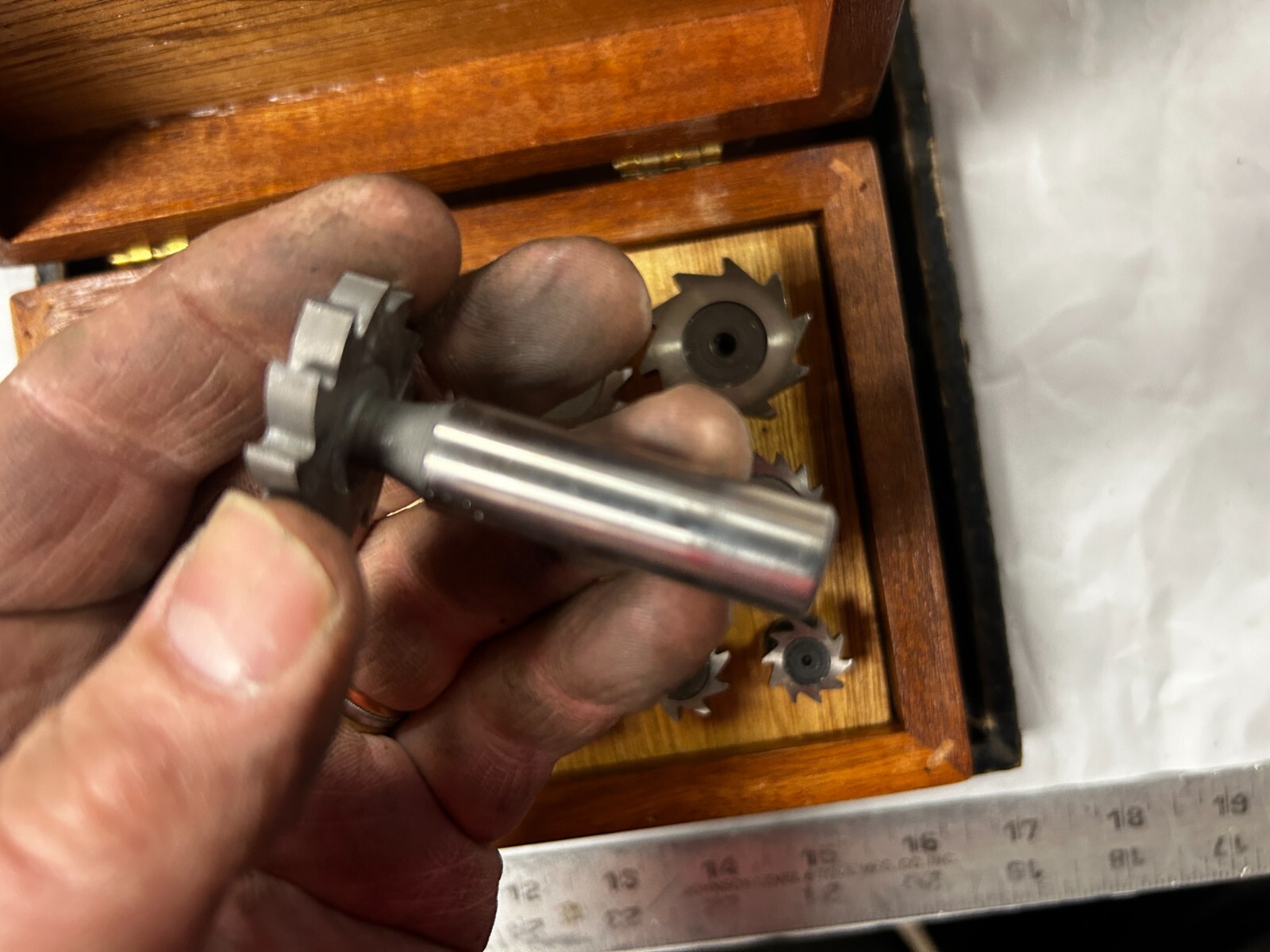 MACHINIST OfCe LATHE MILL Box of Machinist Woodruff Key Slot Cutting