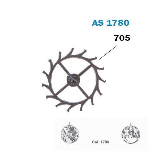 Roue D'échappement AS 1361/1361N - Pièce Mouvement Horloger - NOS Suisse