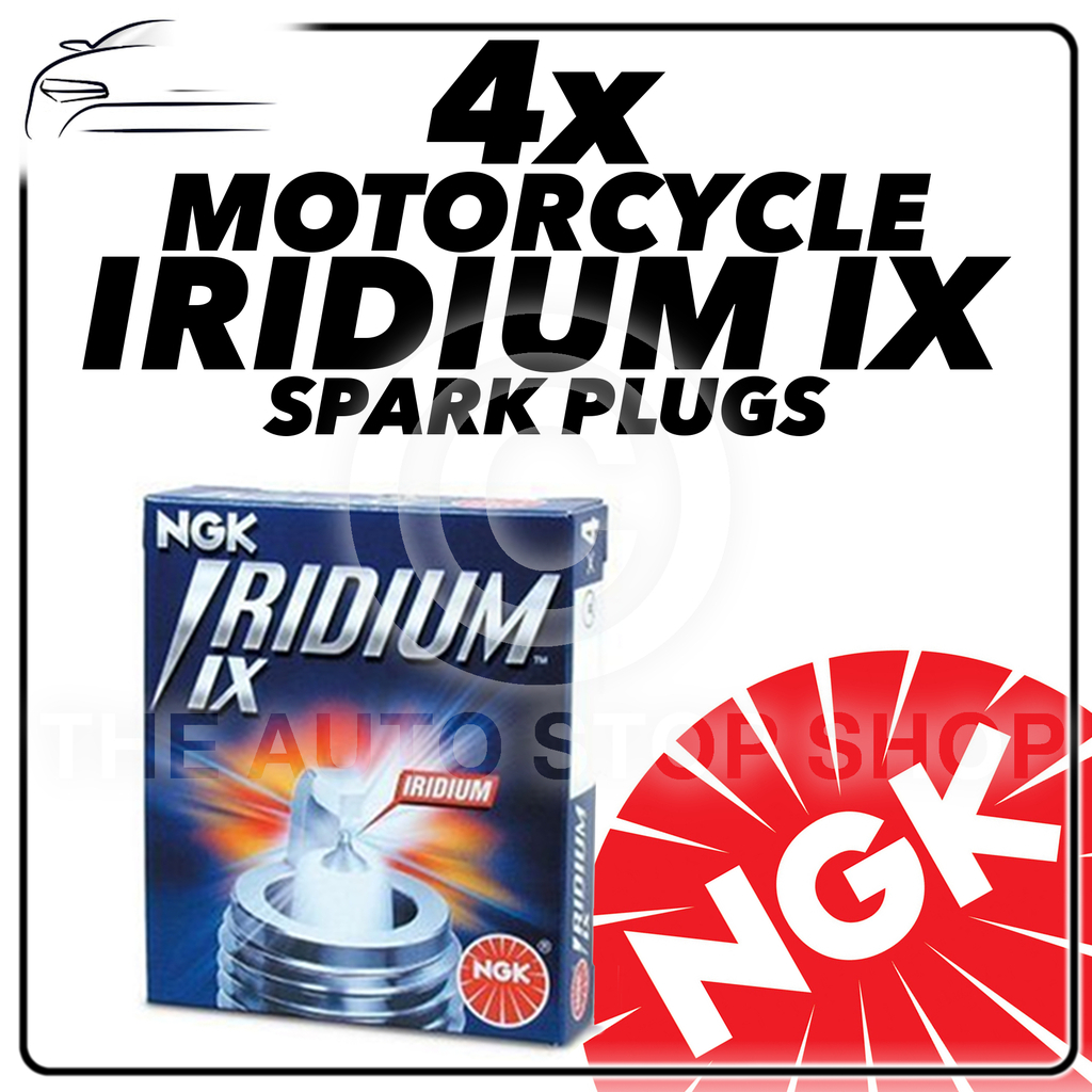 4x NGK Iridium IX Spark Plugs for KAWASAKI 900cc ZX900 (ZX9R Ninja