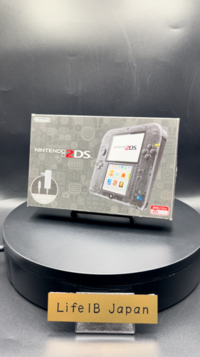 Nintendo 2DS Clear Black Portable Game Console with Dual Screens JP Import - Video 1 of 1