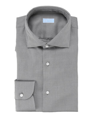 NWT IL SARTORE NAPOLI by VINCENZO DI RUGGIERO SHIRT grey 41 16