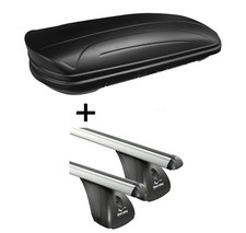 Dachbox VDPMAA320L matt+Alu Dachträger VDP für für VW Golf V 5Türer 03-08