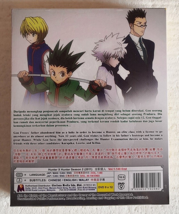 Hunter x Hunter (2011) TV Complete Anime DVD (English Dub