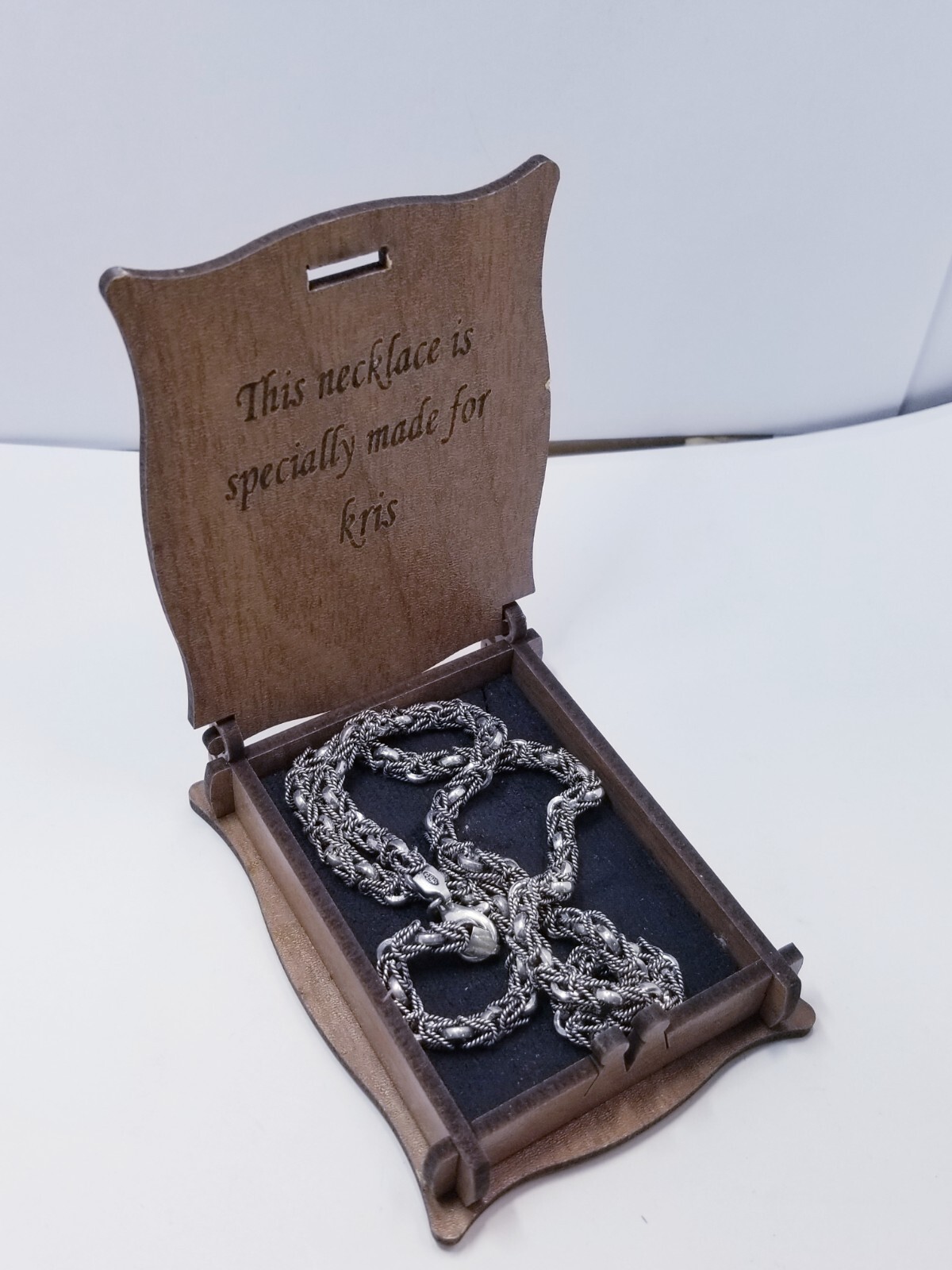 Solid 925 Sterling Silver Byzantine Chain Necklac… - image 5