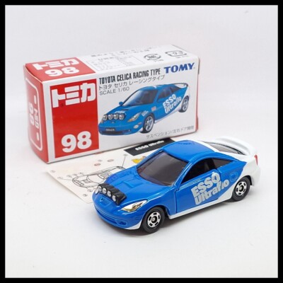TOMICA 98 TOYOTA CELICA RACING TYPE 1/60 TOMY DIECAST CAR NEW (A