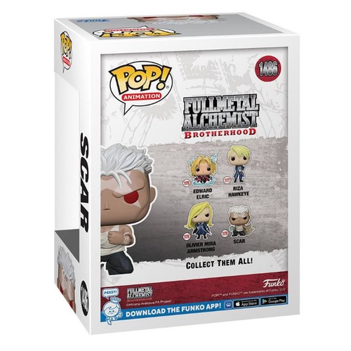 Figura Funko Fullmetal Alchemist Brotherhood Exclusiva POP Scar NUEVA EN STOCK - Imagen 2 de 2