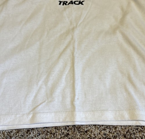 Walt Disney World Test Track T-Shirt X-Large White I’m No Dummy Vtg New Read - Picture 9 of 9