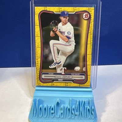 2026 Bowman Yellow Pattern  /75 Jacob deGrom #64 - Texas Rangers