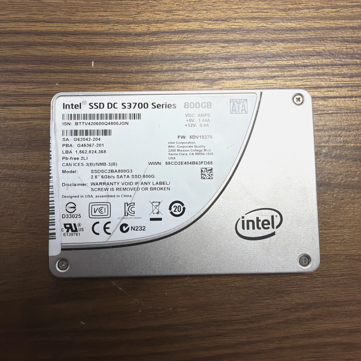Intel Solid State Drives GB 800 for sale | eBay