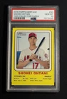 Shohei Ohtani RC 2018 Topps Heritage 1969 Collector Cards Angels Rookie PSA 10