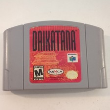 Daikatana Nintendo 64 N64 Authentic Cartridge Kemco Tested NUS-NDWE-USA Tested