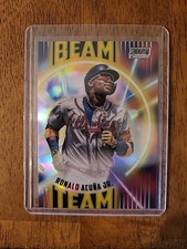 2022 Topps Stadium Club Chrome - Beam Team Ronald Acuña Jr. #BT-1 Wave Refractor