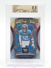 TRAVIS HUNTER 2024 SELECT SILVER PRIZM XRC ROOKIE #518 JAGUARS BGS 9.5 Q4364