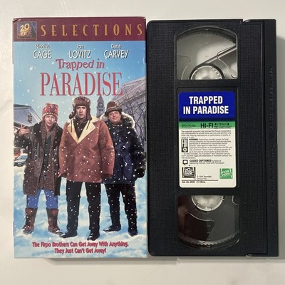 Trapped In Paradise (VHS) Nicolas Cage, Dana Carvey, Lovitz ~ BUY 2 GET 1 FREE!