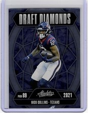 Houston Texans NICO COLLINS 2025 Panini Absolute DRAFT DIAMONDS Football Card
