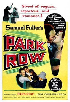 Historic Park Row 1952 Movie Advertising Postcard