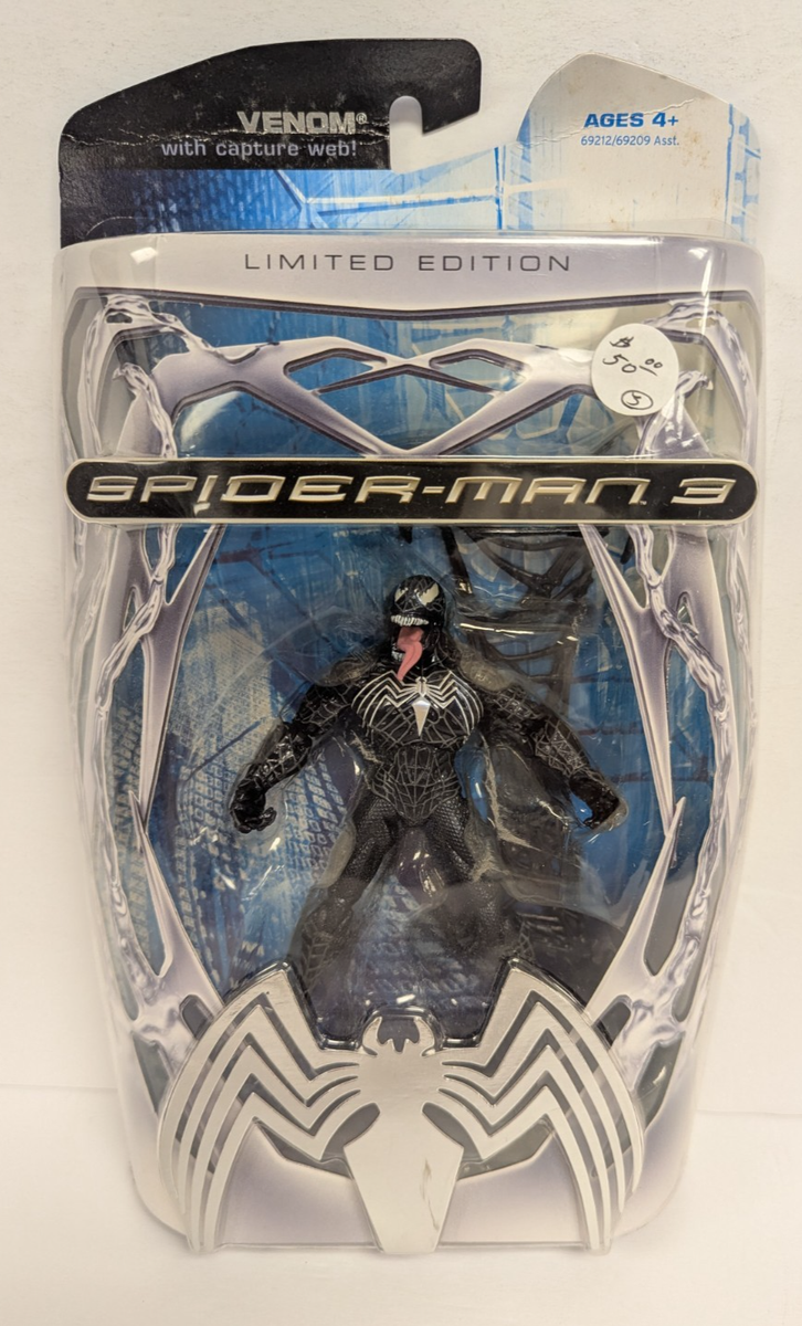 Hasbro 2007 Limited Edition Spiderman Venom With Capture Web