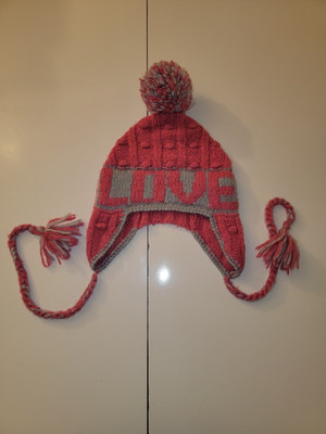 Love Shack Fancy  LOVE Winter Apres Ski Pom Pom Hat Size Small Alpaca Wool Blend