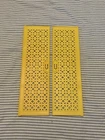 BARBIE-VTG 1978 A Frame Dream House Yellow Lattice Front Door Set/2 Replacement