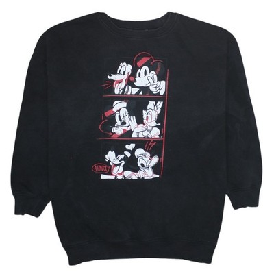 Disney x Primark Cares schwarz Mickey Mouse Rundhalsausschnitt Sweatshirt Damen M 12/14
