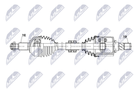 NTY Antriebswelle NPW-NS-219